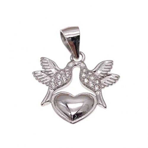 Heart&Bird pendant - L37