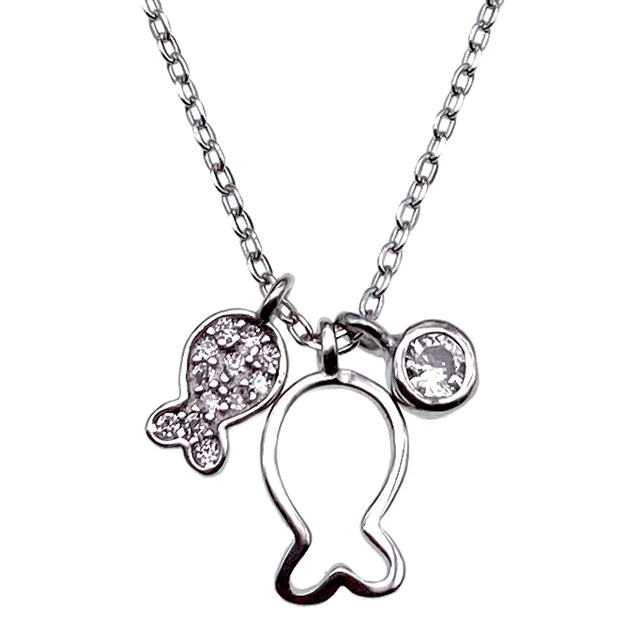 Necklace with Hanging charms - L58