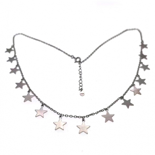 Necklace with Hanging Star charms - L32