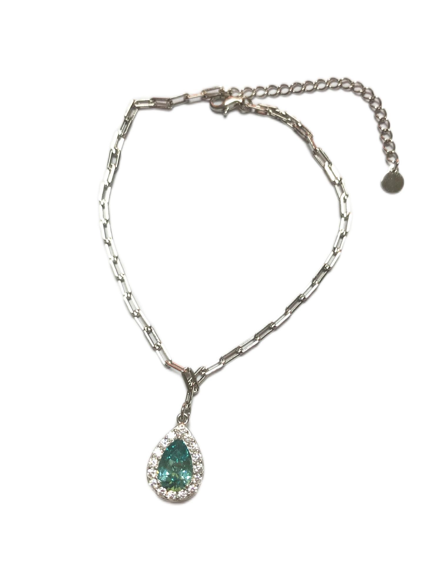 Anklet with color changing stones -L64