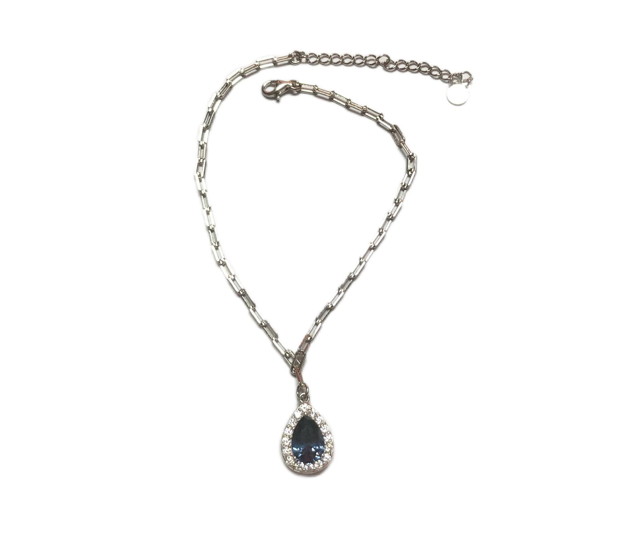 Anklet with color changing stones -L64
