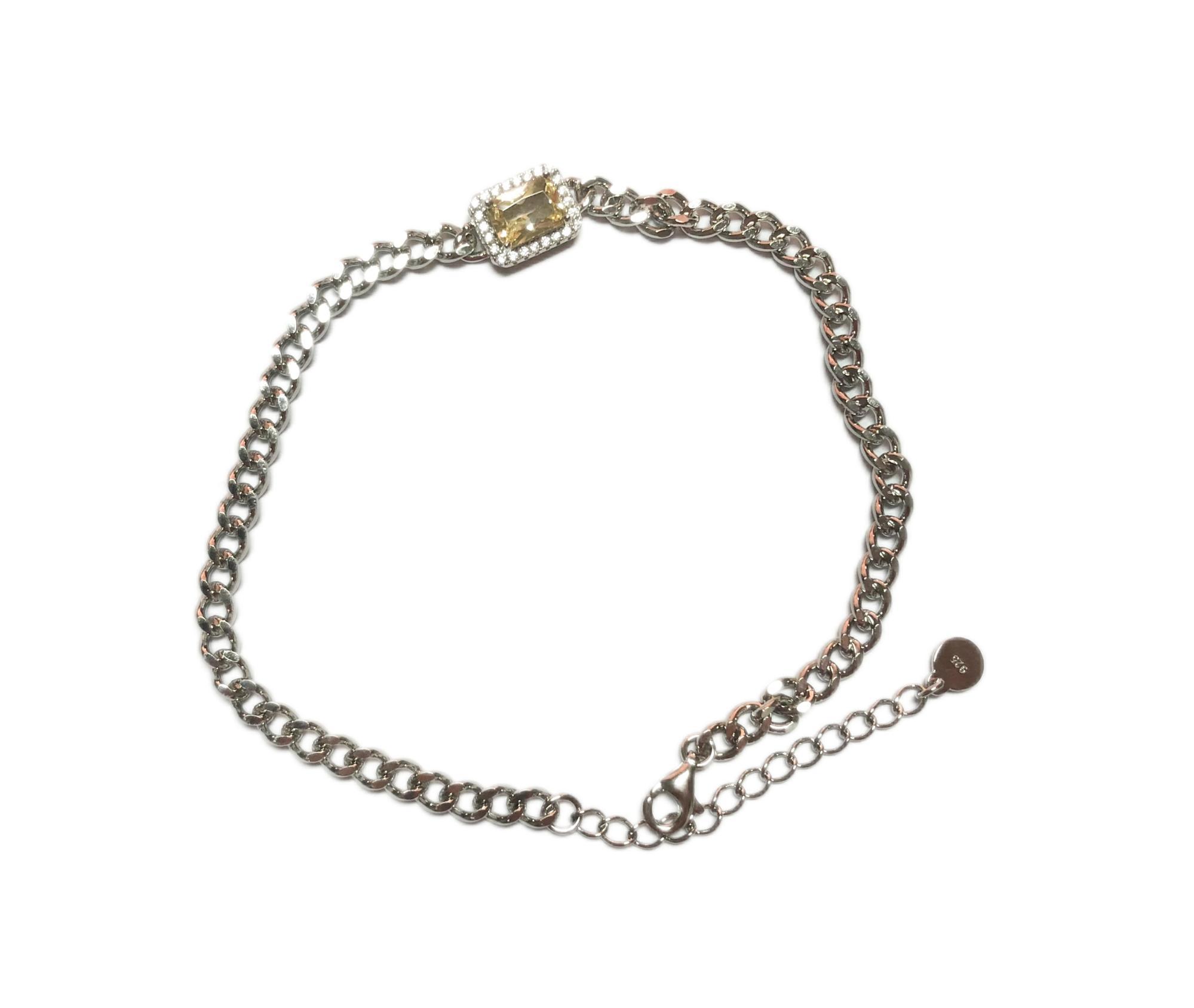 Anklet with changing color stones -L62