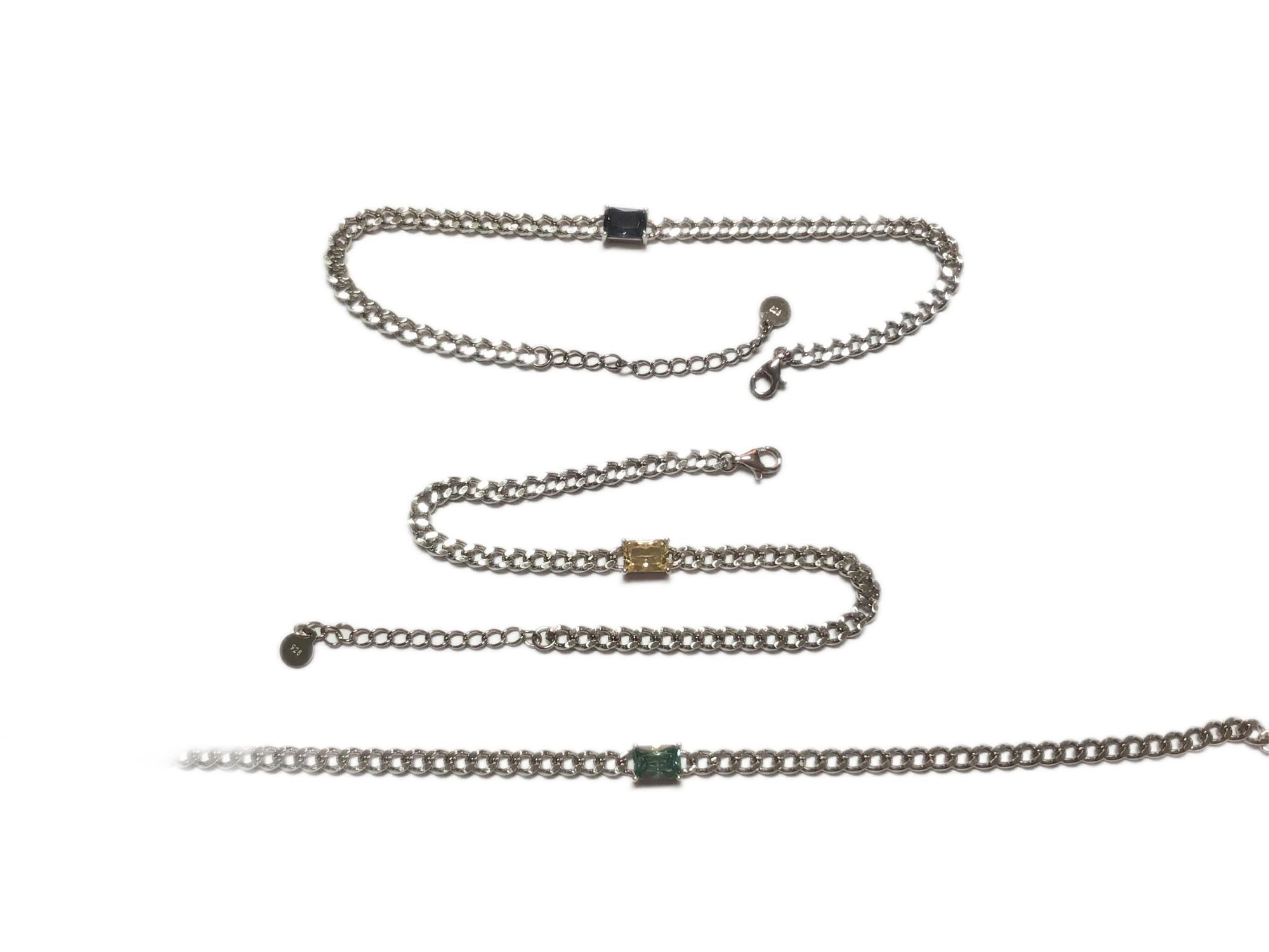 Anklet with color changing stones -L62