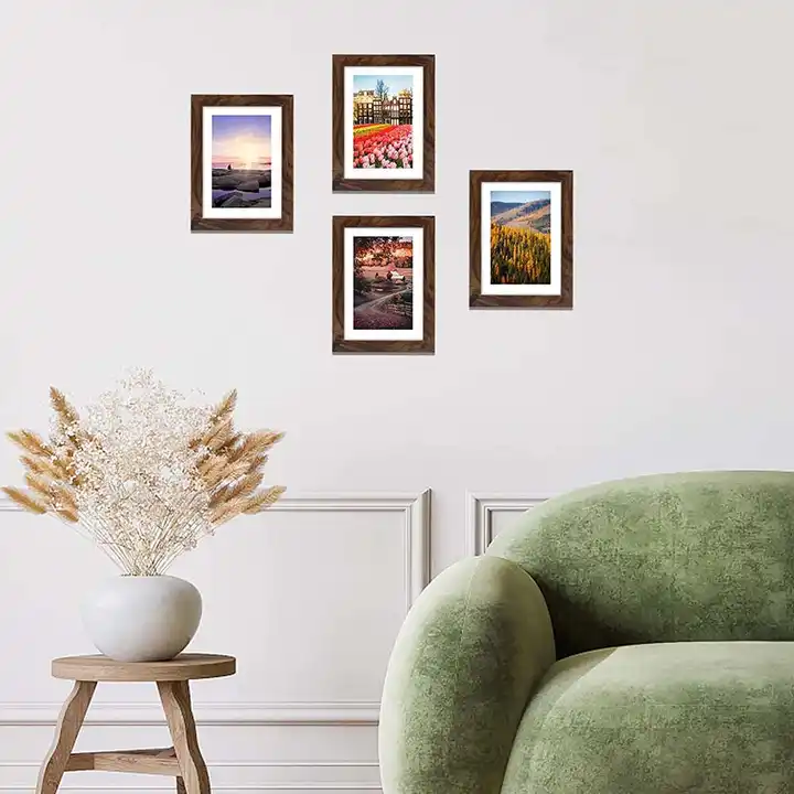 Custom Rustic Wooden Picture Frame MDF Photo Frame