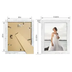 Wholesale Distressed White Picture Frame MDF Photo Frame