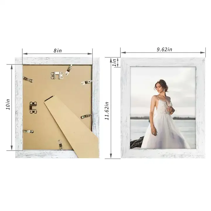 Wholesale Distressed White Picture Frame MDF Photo Frame
