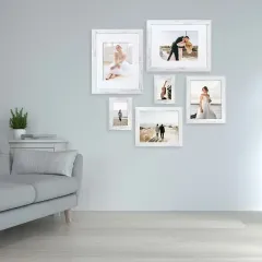 Wholesale Distressed White Picture Frame MDF Photo Frame