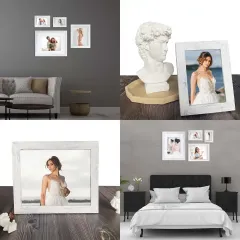 Wholesale Distressed White Picture Frame MDF Photo Frame