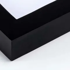 Wholesale MDF Picture Frame Black Wood Photo Frame
