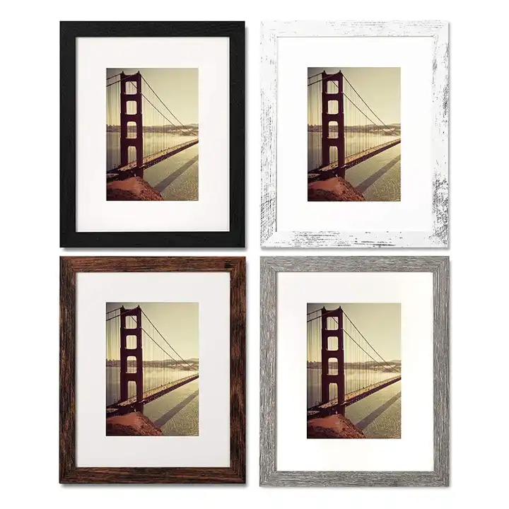 Wholesale MDF Picture Frame Black Wood Photo Frame