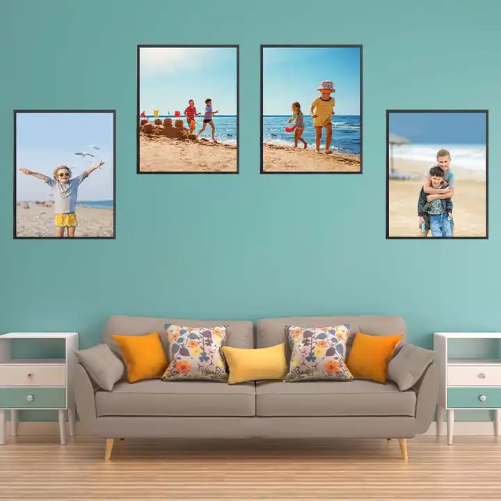 Wholesale 11x14 & A3 & A4 MDF Picture Frame Black Wood Poster Frame