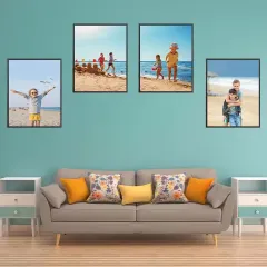 Wholesale 11x14 & A3 & A4 MDF Picture Frame Black Wood Poster Frame