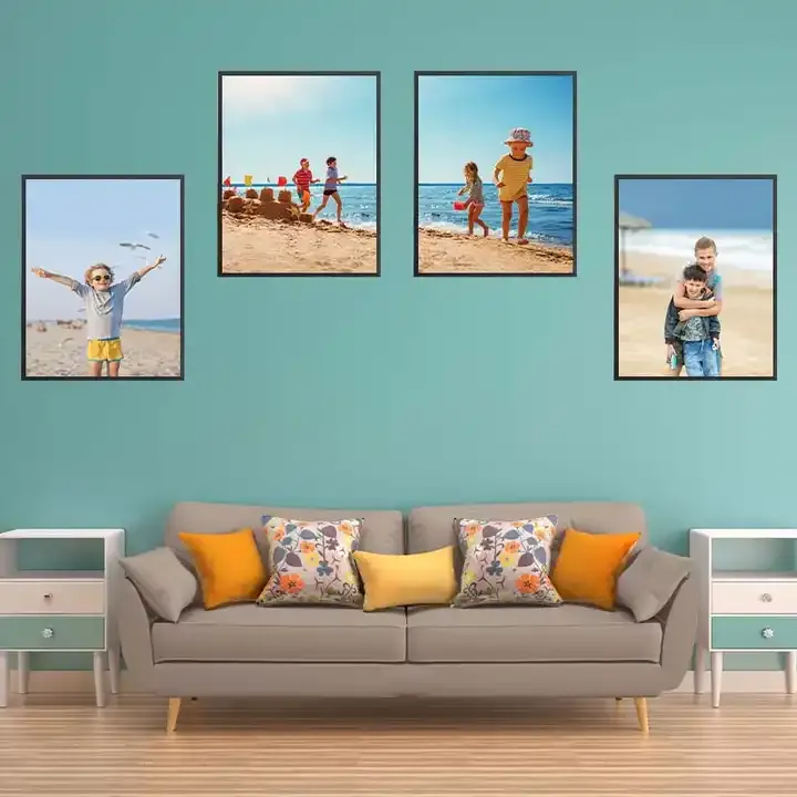Wholesale 11x14 & A3 & A4 MDF Picture Frame Black Wood Poster Frame