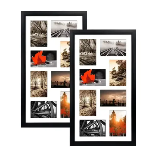 Wholesale Collage MDF Picture Frame 8 Openings Photo Frame