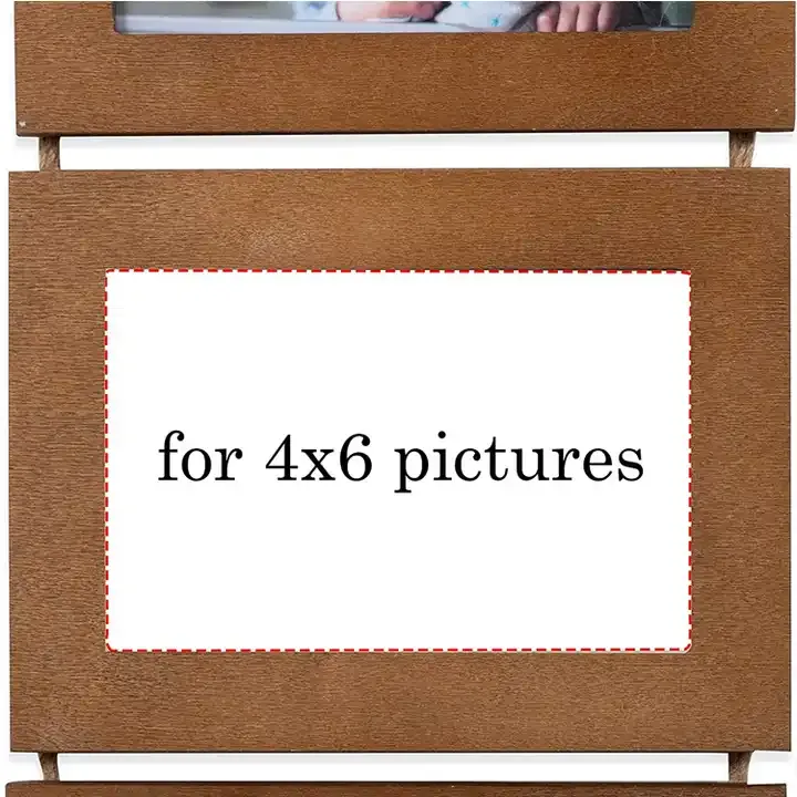 Customized MDF Picture Frame Set 4 Openings Photo Frame