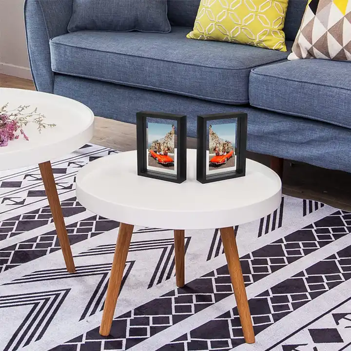 Wholesale Black Floating Picture Frame Double-Sided Glass Photo Frame