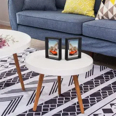 Wholesale Black Floating Picture Frame Double-Sided Glass Photo Frame