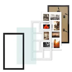 Wholesale Collage MDF Picture Frame 8 Openings Photo Frame