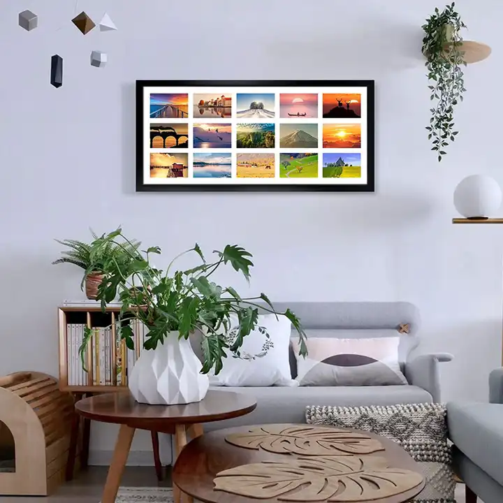 Wholesale Collage Picture Frame 15 Openings MDF Photo Frame