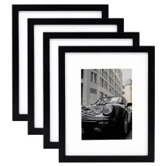 Wholesale MDF Picture Frame Black Wood Photo Frame