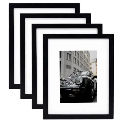 Wholesale MDF Picture Frame Black Wood Photo Frame