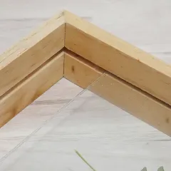 Wholesale Natural Wooden Photo Frame with Double Pane Glass, Eco Wood Shadow Box Frame