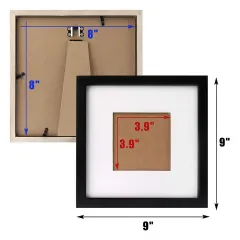 Wholesale Black Square Photo Frame MDF Wooden Picture Frame