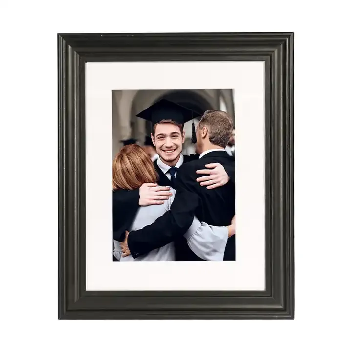 Wholesale MDF Picture Frame Black Wood Photo Frame