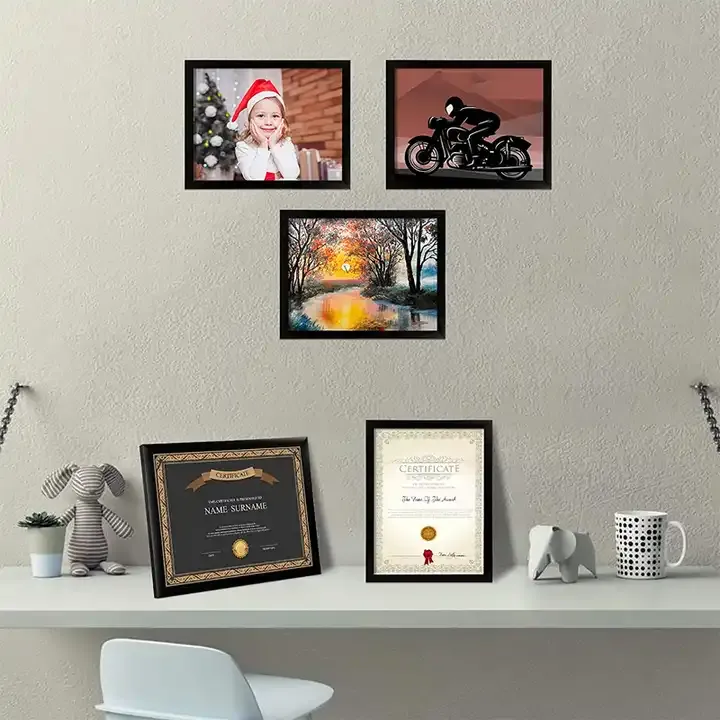 Customized Certificate Frame MDF Wood Photo Frame