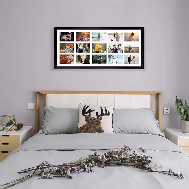 Wholesale Collage Picture Frame 15 Openings MDF Photo Frame