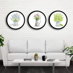 Custom Round Photo Frame MDF Wood Picture Frame