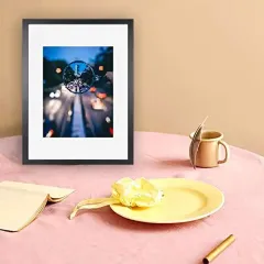 Customized MDF Picture Frame Glass Front Photo Frame
