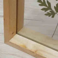 Wholesale Natural Wooden Photo Frame with Double Pane Glass, Eco Wood Shadow Box Frame