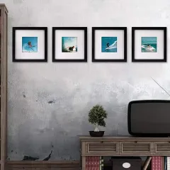 Wholesale Black Square Photo Frame MDF Wooden Picture Frame