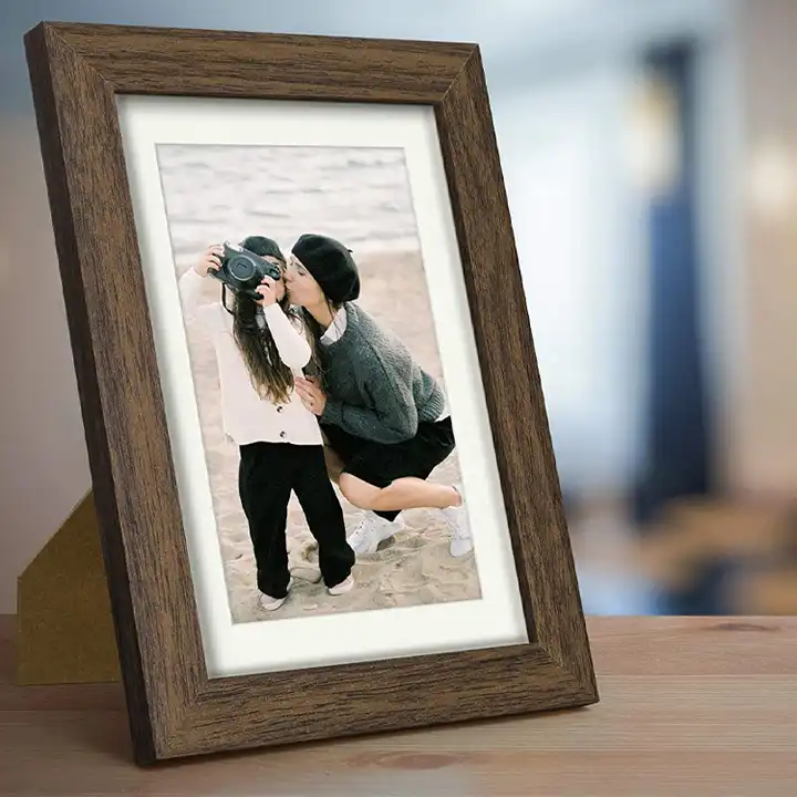Customized Collage Photo Frames Set of 11 Rustic Picture Frames