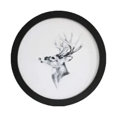 Custom Round Photo Frame MDF Wood Picture Frame