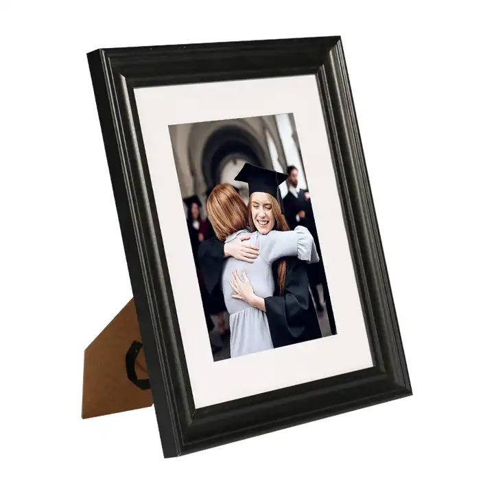 Wholesale MDF Picture Frame Black Wood Photo Frame