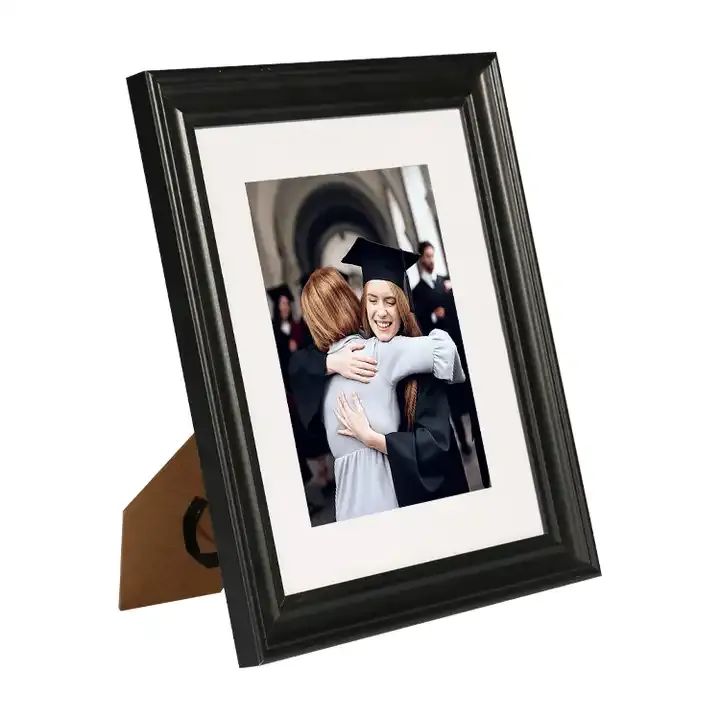 Wholesale MDF Picture Frame Black Wood Photo Frame