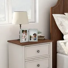 Customized Double Hinges Picture Frame, Rustic Photo Frame with 2 Openings