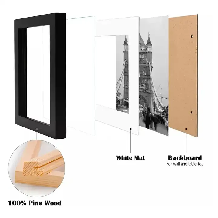 Customized MDF Photo Frame 4x6, 5x7, 6x8, 8x10, 11x14 Picture Frame