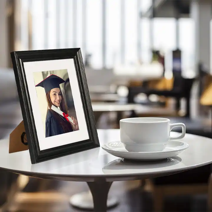 Wholesale MDF Picture Frame Black Wood Photo Frame