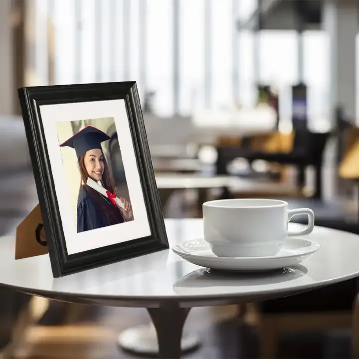 Wholesale MDF Picture Frame Black Wood Photo Frame