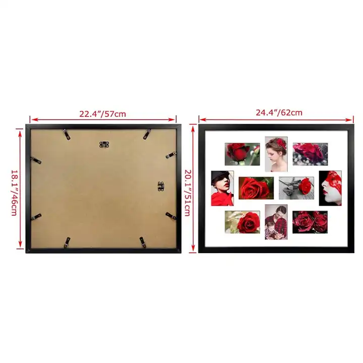 Custom Collage Picture Frames 10 Openings Photo Frame
