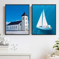 Wholesale 11x14 & A3 & A4 MDF Picture Frame Black Wood Poster Frame