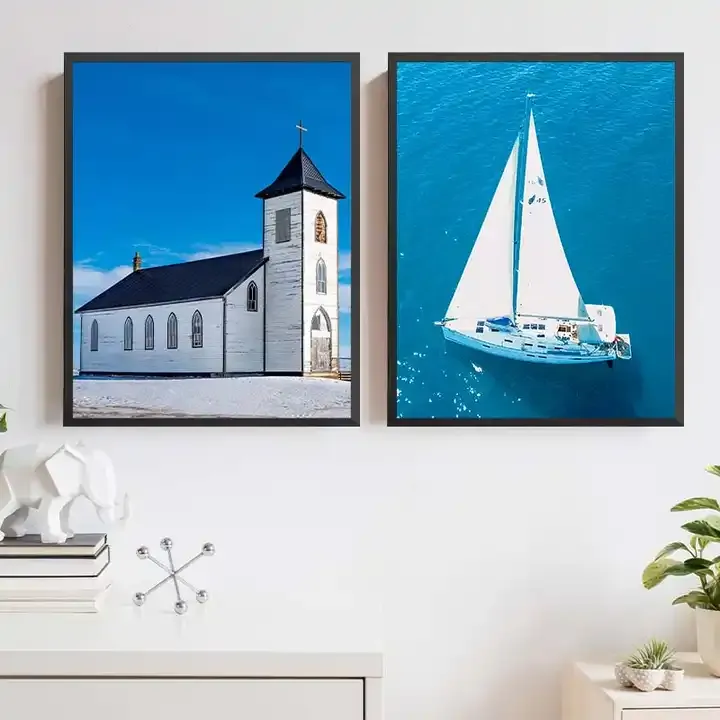 Wholesale 11x14 & A3 & A4 MDF Picture Frame Black Wood Poster Frame