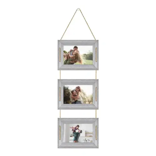 Custom Collage Picture Frames 3 Openings MDF Photo Frames