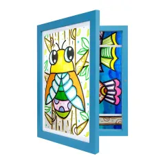 Custom Kids Artwork Picture Frame Kids MDF Wood Art Frame