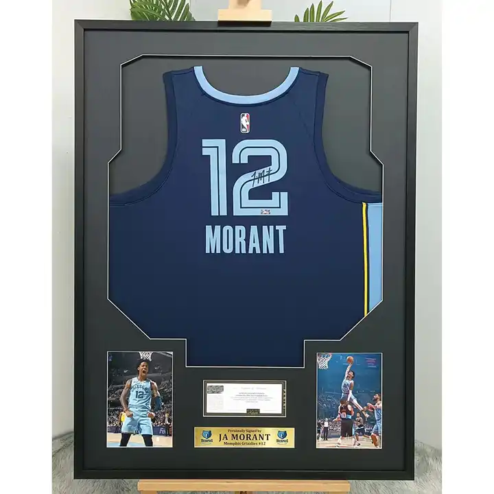 Custom Sport Jersey Display Frame Case, Wood Shadow Box for Basketball Football Baseball Shirt