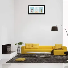Wholesale Black Photo Frame, Collage Picture Frame with 3 Openings
