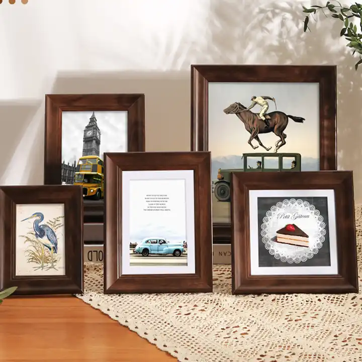 Wholesale Rustic Picture Frame High-Definition Glass Photo Frame